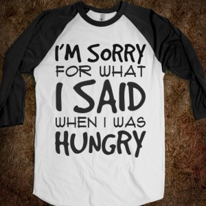 sorry hungry